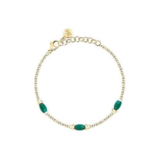 Morellato bracciale donna in acciaio, perle, collezione colori summer, idea regalo donna