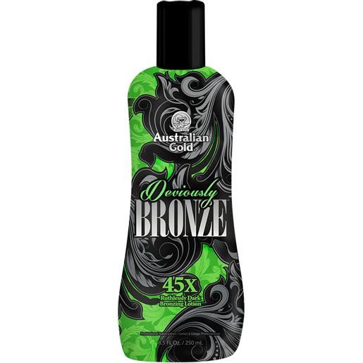 Australian Gold deviously bronze 45x ruthlessly dark bronzing lotion 250ml