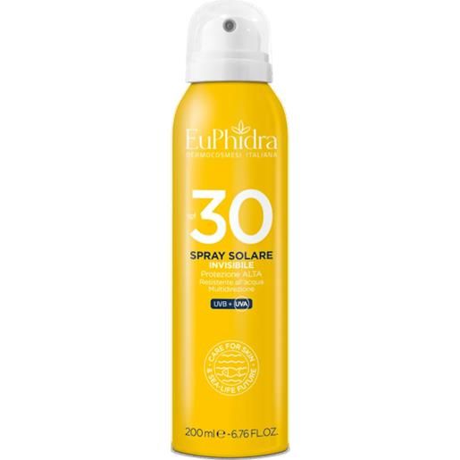 Euphidra spray solare invisibile spf30 200ml