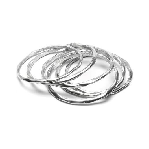 BRACCIALE RIGIDO FASCIA VESTOPAZZO ALLUMINIO LUCES 3,5 CM LUC6005
