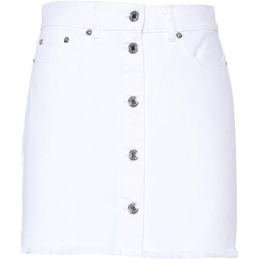 Michael Kors mini gonna in jeans bianca