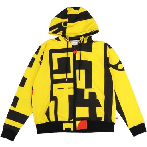 Walter Van Beirendonck felpa con stampa grafica - nero