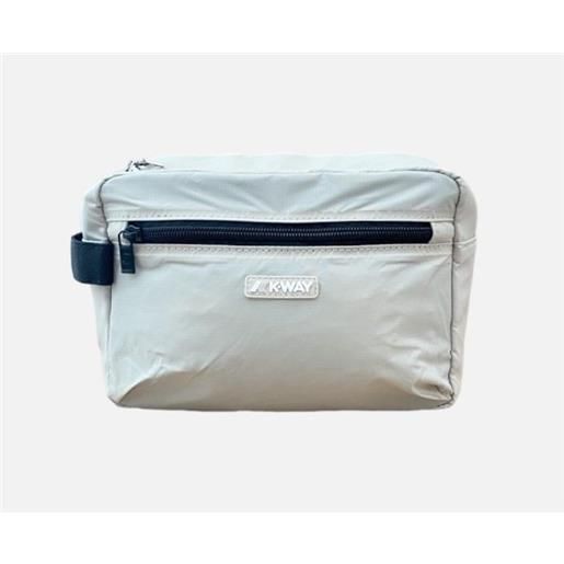 K-Way beauty case da viaggio k way demu beige lt 634