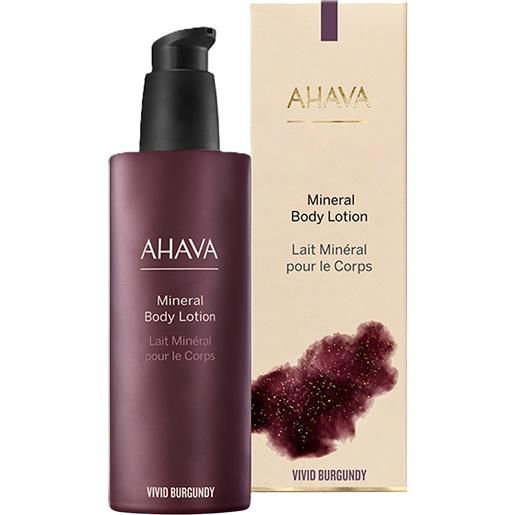 AHAVA Srl mineral body lotion vivid burgundy ahava 250ml