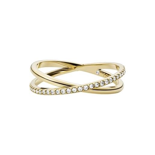 Anello Fossil Harlow Per Donna - Acciaio Inossidabile Bicolore O Oro