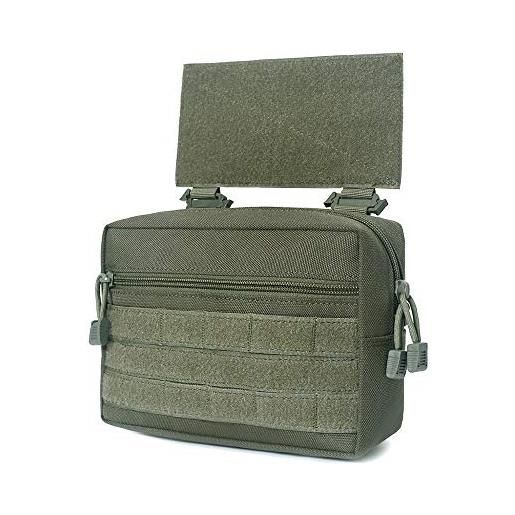 MiOYOOW sacchetto tattico molle 1000d, marsupio militare edc multiuso tattico molle utility pouch per campeggio trekking