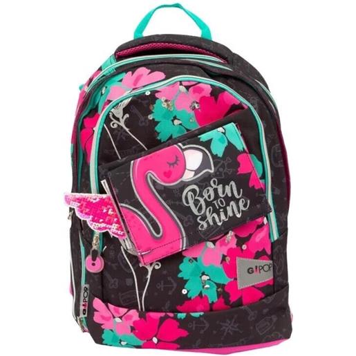 Zaino estensibile round flamingo go pop by giochi preziosi