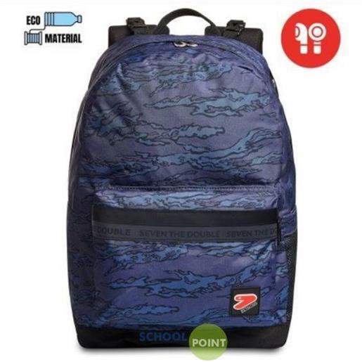 Zaino seven reversibile the double digital touch + earphones wireless omaggio