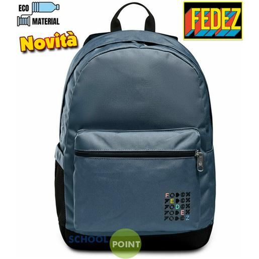 Zaino fedez seven monoscomparto colore grigio