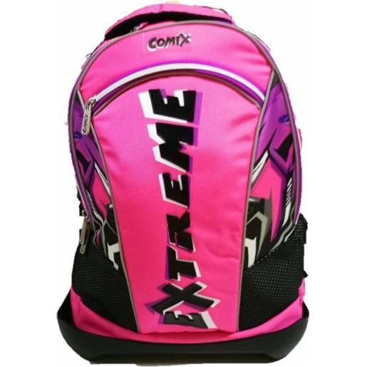 Zaino scuola trolley comix extreme rosa
