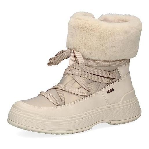 CAPRICE 9-26214-41, stivali a metà polpaccio donna, beige (beige comb), 39 eu