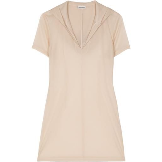 Low Classic top con cappuccio - toni neutri