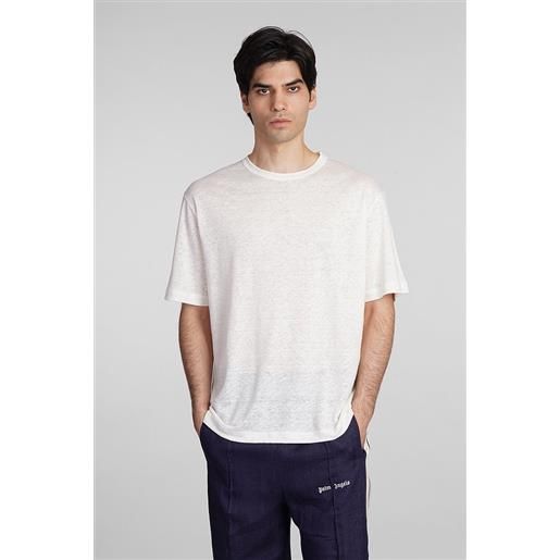 Palm Angels t-shirt in lino beige