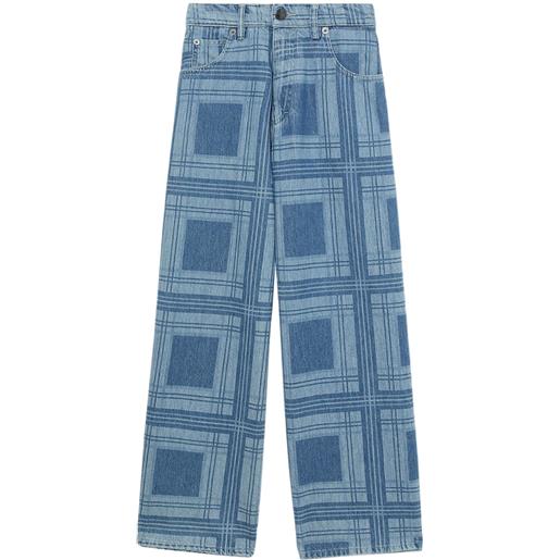 Charles Jeffrey Loverboy jeans a gamba ampia - blu
