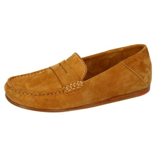 Loafer Thea 5 Melvin &amp; Hamilton Donna - In Pelle, Suola In Gomma, Fatto A Mano