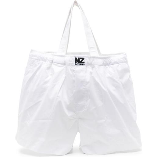 Natasha Zinko borsa tote - bianco