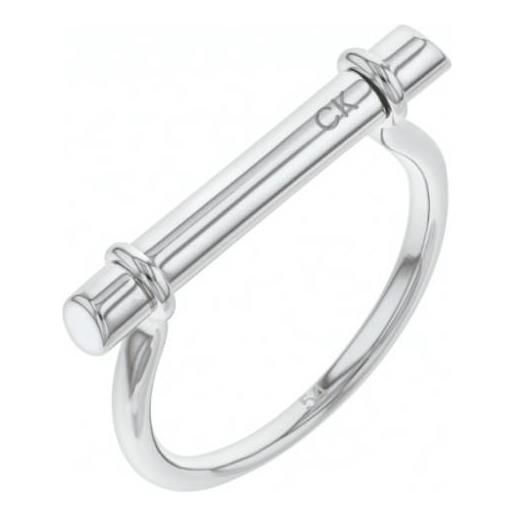CALVIN KLEIN anello donna in acciaio