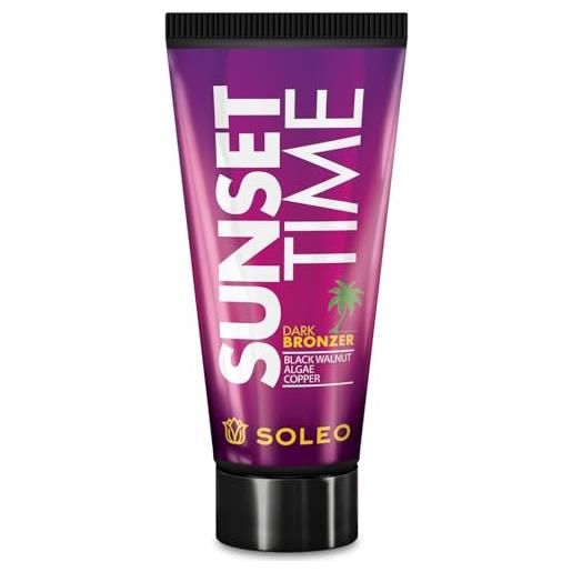 Soleo sunset time dark bronzer lozione abbronzante (150ml)
