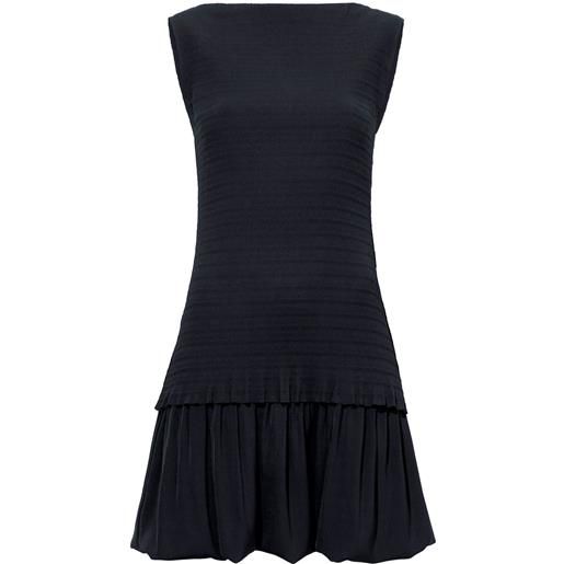 Proenza Schouler White Label abito corto a strati - nero