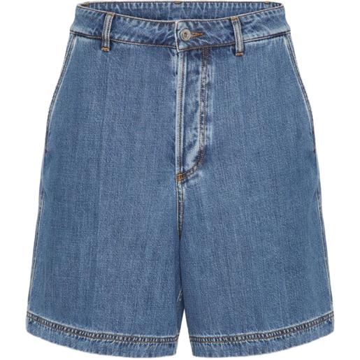 Valentino Garavani bermuda con dettaglio v - blu