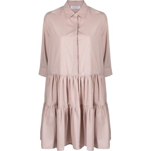 Fabiana Filippi chemisier con balze - rosa