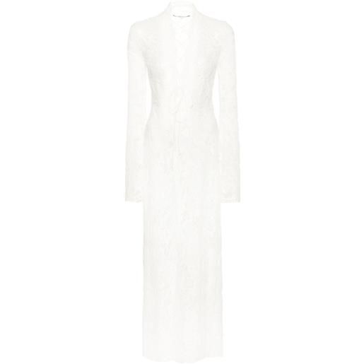 MANURÍ abito midi sally - bianco