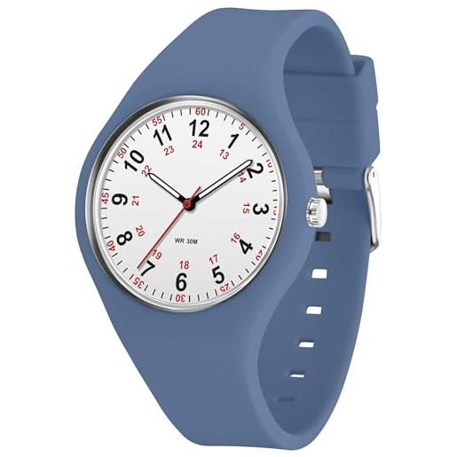 Orologio Da Polso Orologio Parlante Cinturino In Pelle Quadrante