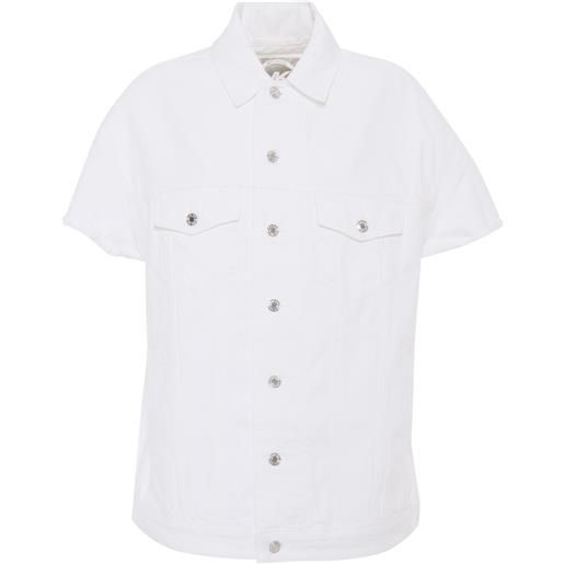 Michael Kors giacca in denim bianca