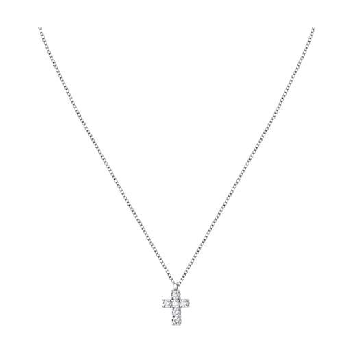 Morellato tesori collana donna in argento 925, zirconi - saiw118