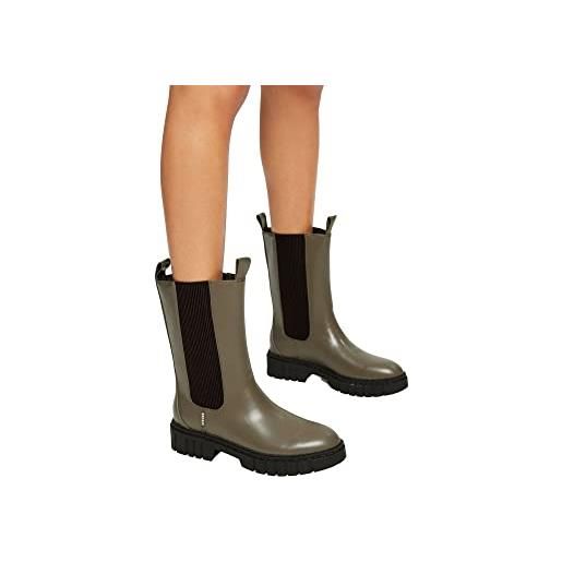 ESPRIT donna, stivali alla moda, marrone scuro, 39 eu