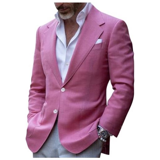 Oanviso blazer a scacchi uomo giacca elegante blazer affare giacche da abito casual cappotti twill moda slim fit cappotto con bottone autunno blazers classico formale giacca a 27 s