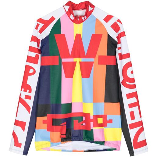 Walter Van Beirendonck top cosmic dancer con stampa grafica - rosso
