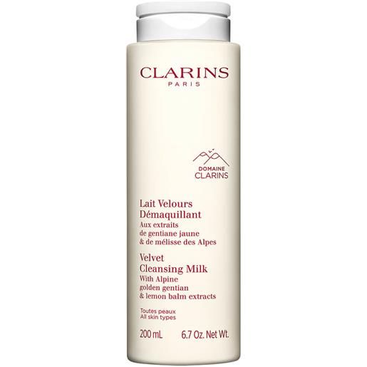 Clarins lait velours démaquillant latte detergente delicato 200ml