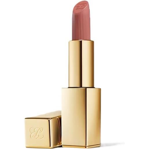 Estee lauder pure color creme lipstick 3,5 gr rossetto a lunga durata, con benefici rimpolpanti, nutrienti - finish cremoso 561 intense nude