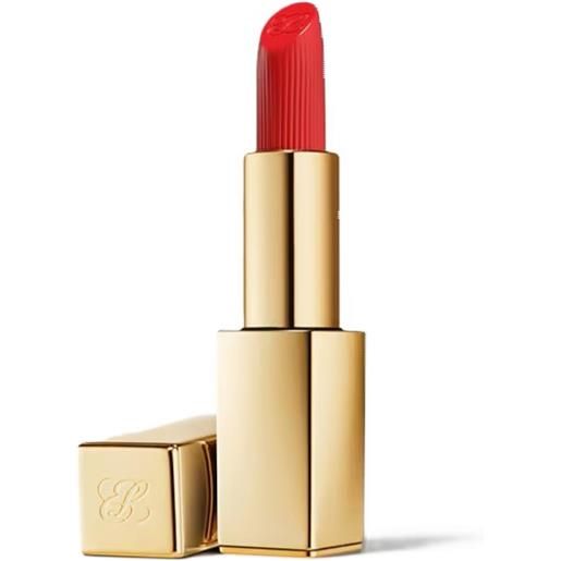 Estee lauder pure color creme lipstick 3,5 gr rossetto a lunga durata, con benefici rimpolpanti, nutrienti - finish cremoso 520 carnal
