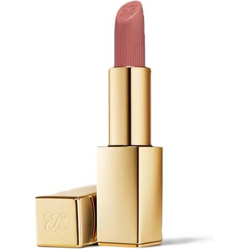 Estee lauder pure color matte lipstick 3,5 gr rossetto a lunga durata, con benefici rimpolpanti e nutrienti - finish matte 828 in control