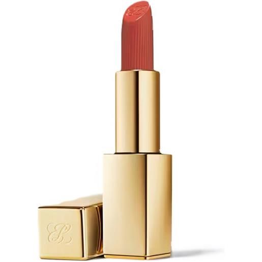 Estee lauder pure color matte lipstick 3,5 gr rossetto a lunga durata, con benefici rimpolpanti e nutrienti - finish matte 666 captivated