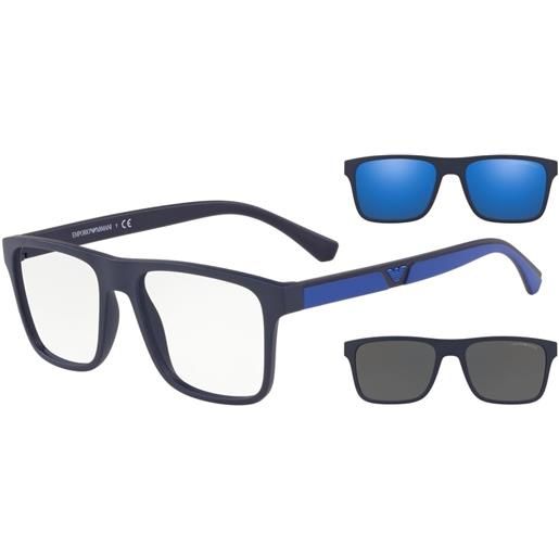 Emporio Armani occhiali da vista Emporio Armani ea 4115 (57591w) + clip on
