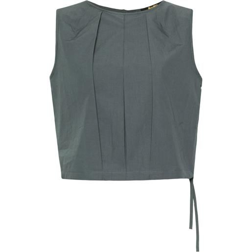 Moorer top crop ervisa - grigio