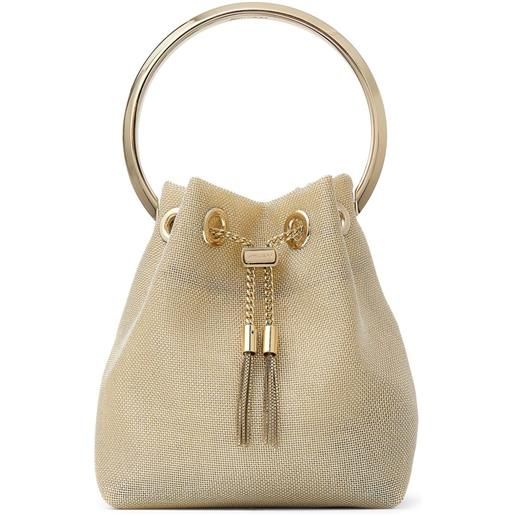 Jimmy Choo borsa a secchiello bon bon - oro