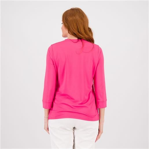 Cuddl Duds blusa con manica 3/4 e protezione uva 50+ nel filato