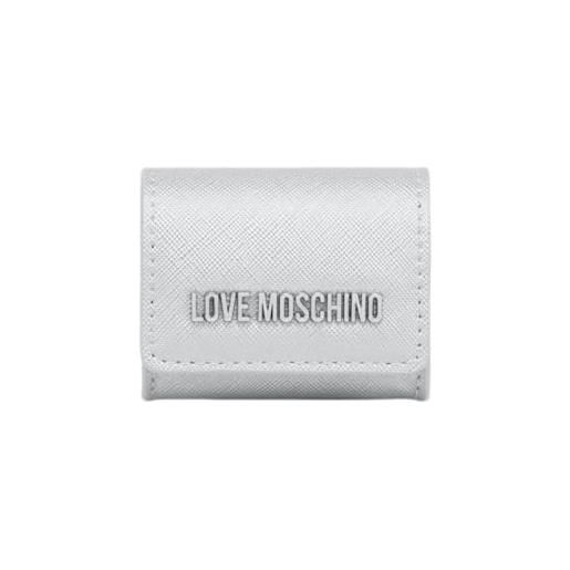 Love Moschino portachiavi portamonete jc6451pp4ik23 argento