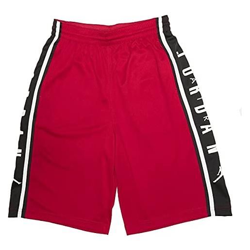 Jordan nike jr short basket scritta lato Jordan bambino rosso mod. 957115 12-13