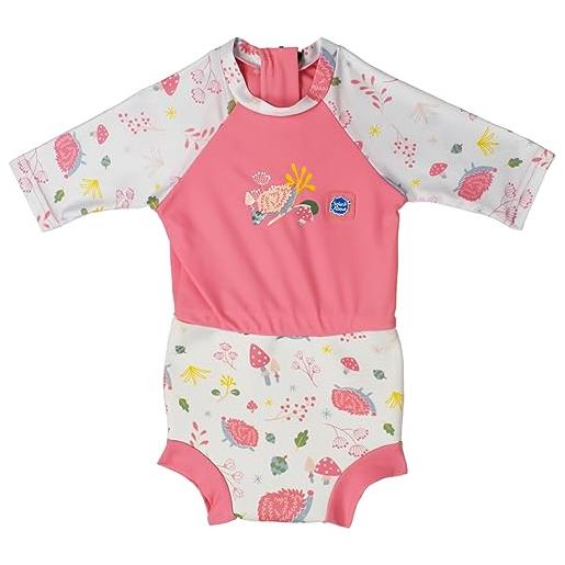 Splash About happy nappy tuta da sole con pannolino da bagno, forest walk, 3-8 mesi