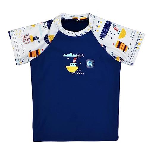Splash About maglietta di protezione solare uv per bambini, tug boats, 3-4 anni