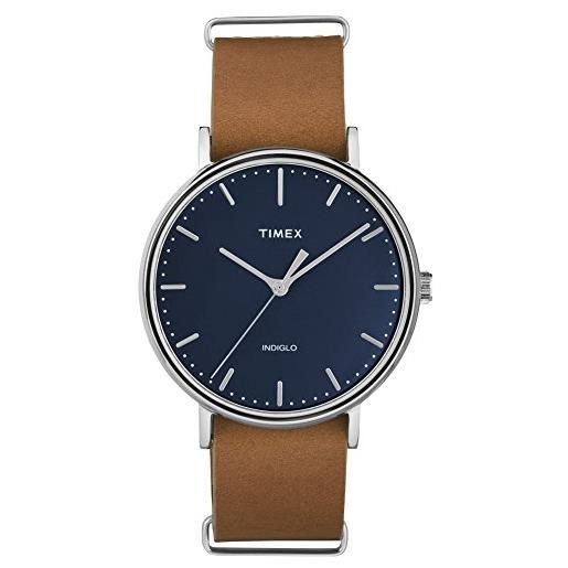 Timex Weekender Con Snoopy Joe Cool: Orologio Unisex Con Cinturino In Tessuto, Quadrante Bianco E Lancetta Dei Secondi Rossa