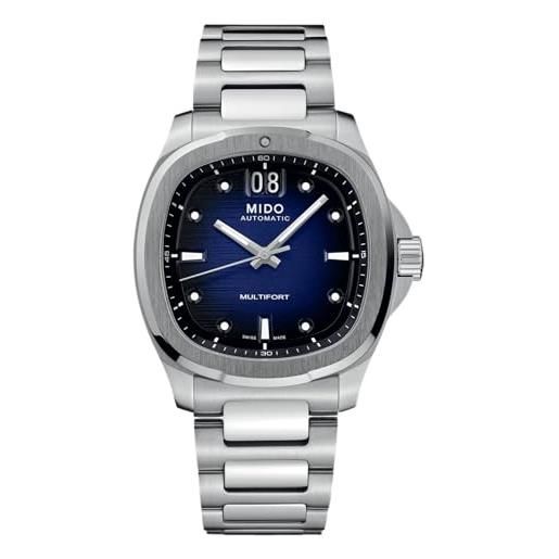 MIDO Ocean Star Tribute – Orologio Automatico Svizzero Uomo 40.5mm – Cassa Acciaio Quadrante Blu