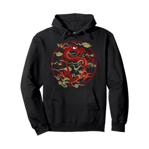 Disney mulan mushu inner circle felpa con cappuccio