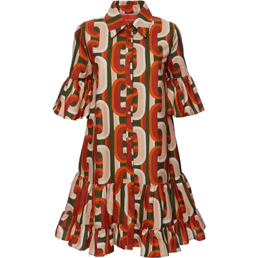 La DoubleJ abito corto choux - marrone