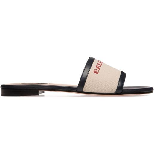 Bally sandali slides con stampa - toni neutri